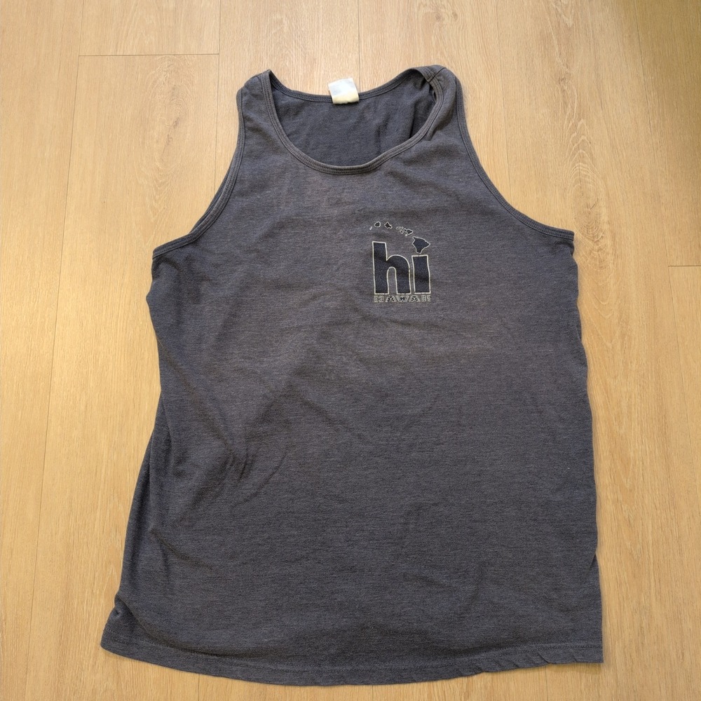 VTG University of Hawaii HI Island Adult Large Tank Top Shirt Sleeveless Surf